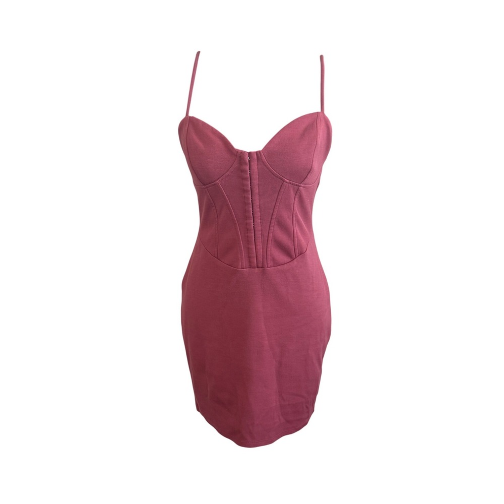 Wild Fable Womens Babydoll Y2K Corset Bodycon Mini Dress S Coquette Barbiecore